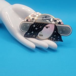 David Kuo Champleve Pendant Vintage